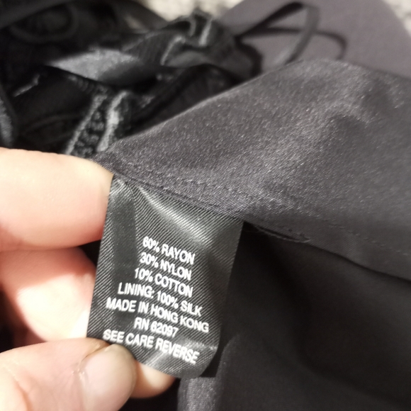 VIVIENNE TAM Black Lace Strapless Dress - Picture 3 of 6